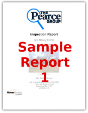 The Pearce Group Home Inspection Report Sample 1