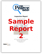 The Pearce Group Home Inspection Report Sample 2