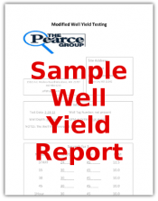 The pearce Group Home Inspection Report - Sample Well Yield
